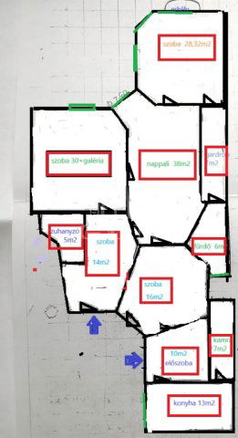 Eladó téglalakás, Budapesten, VI. kerületben 169 M Ft, 5 szobás