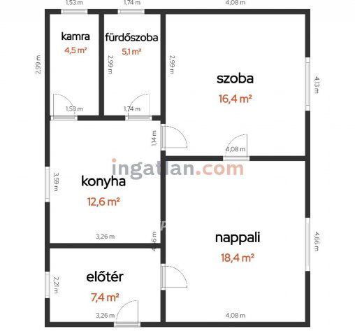 Eladó családi ház, Tiszakécskén 32.9 M Ft, 2 szobás