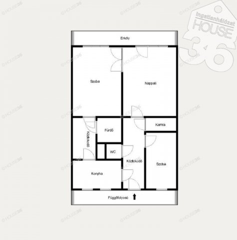 Kiadó téglalakás, albérlet, Kecskeméten 250 E Ft / hó