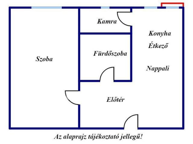 Eladó téglalakás, Kecskeméten 69.9 M Ft, 2 szobás