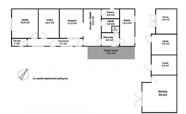 Eladó családi ház, Magyarkeszin 27.5 M Ft, 4 szobás