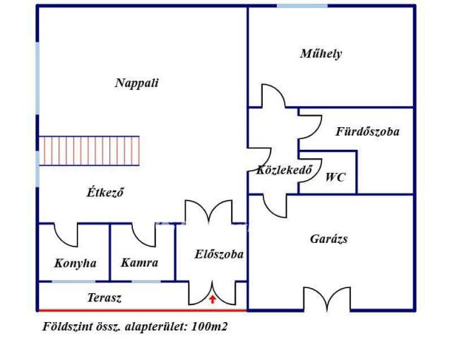 Eladó sorház, Sárospatakon 52 M Ft, 5 szobás