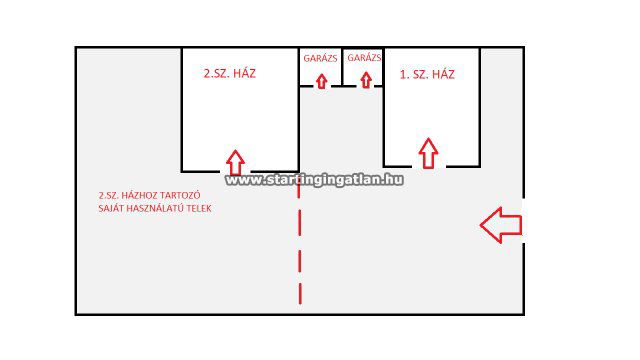 Eladó ikerház, Gyálon, Táncsics Mihály utcában 104.9 M Ft