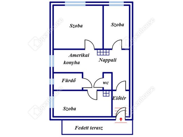 Eladó ikerház, Debrecenben 89.9 M Ft, 3 szobás