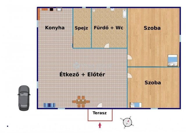 Eladó családi ház, Nagykőrösön 39.8 M Ft, 2 szobás
