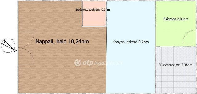 Eladó téglalakás, Budapesten, XXI. kerületben 34.9 M Ft