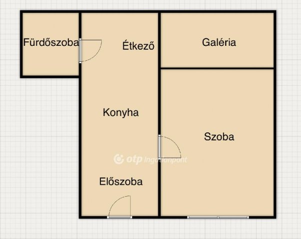 Eladó téglalakás, Budapesten, VIII. kerületben 44.9 M Ft