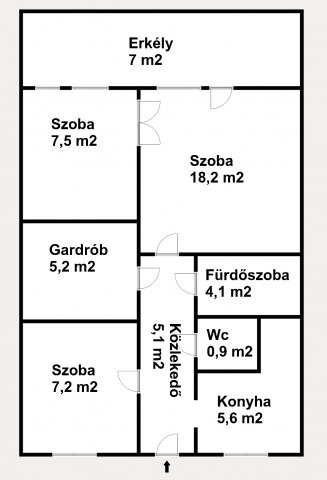 Eladó téglalakás, Budapesten, XIX. kerületben 64.9 M Ft