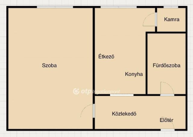 Eladó téglalakás, Miskolcon 23.2 M Ft, 1 szobás