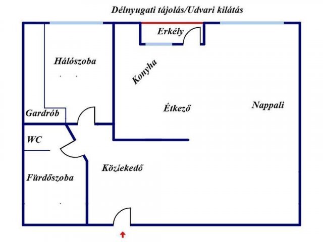 Eladó téglalakás, Nyíregyházán 54.9 M Ft, 2 szobás