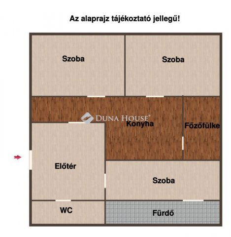 Eladó családi ház, Dunaszegen 79.9 M Ft, 3 szobás