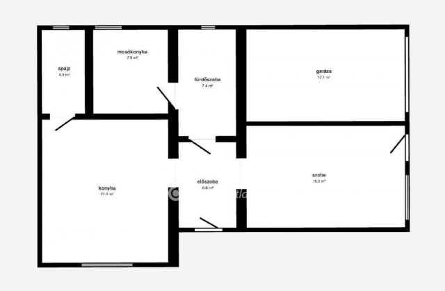Eladó családi ház, Gégényen 32.9 M Ft, 5 szobás