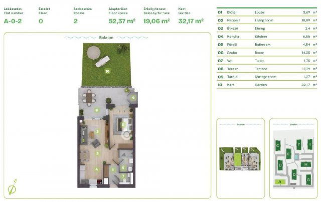 Eladó téglalakás, Balatonszemesen 97.323 M Ft, 2 szobás