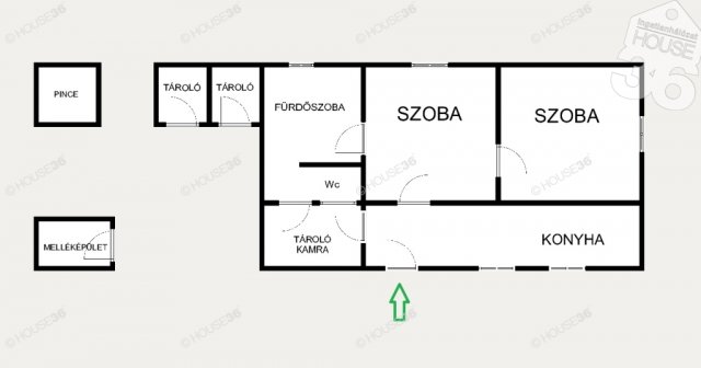 Eladó családi ház, Lakitelken 20.99 M Ft, 2 szobás