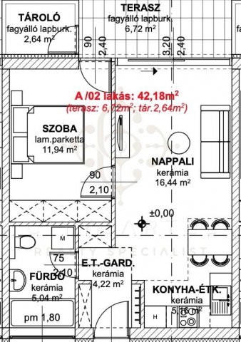Eladó téglalakás, Balatonlelleén 58.5 M Ft, 2 szobás