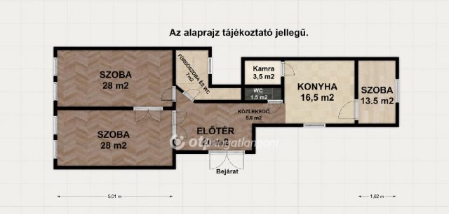 Eladó téglalakás, Győrött 119.9 M Ft, 2+1 szobás