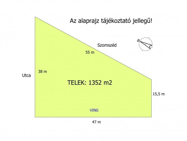 Eladó telek, Mosonszentmiklóson 10.9 M Ft / költözzbe.hu