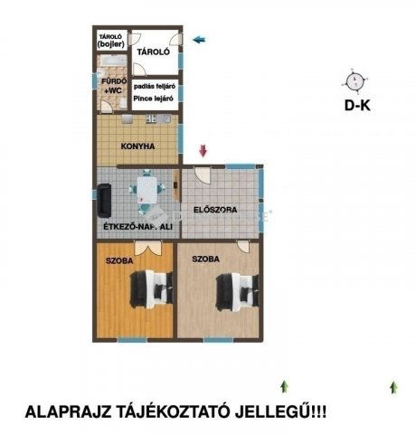 Eladó családi ház, Sülysápon 52.5 M Ft, 3 szobás