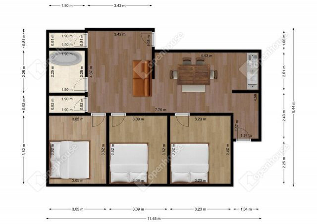 Eladó családi ház, Monoron 84.9 M Ft, 4 szobás