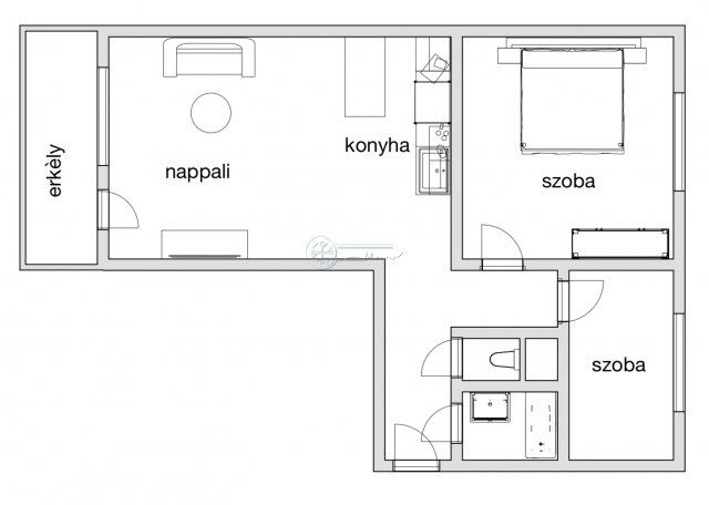 Eladó panellakás, Szegeden 52.9 M Ft, 3 szobás