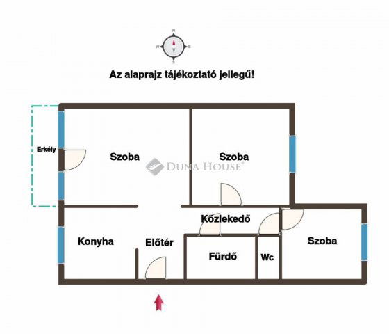 Eladó panellakás, Nagykanizsán 37.2 M Ft, 2+1 szobás