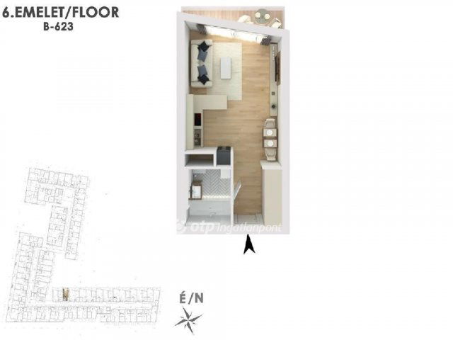 Eladó téglalakás, Budapesten, XIII. kerületben 66.36 M Ft