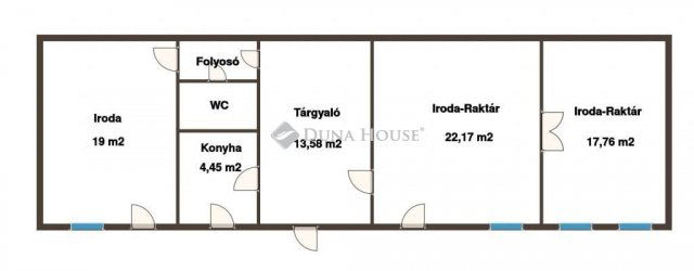 Kiadó iroda, Kecskeméten 290 E Ft / hó / költözzbe.hu