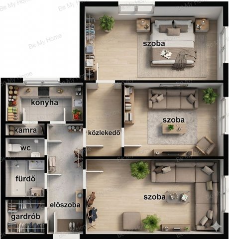 Eladó panellakás, Budapesten, III. kerületben 82.9 M Ft, 3 szobás