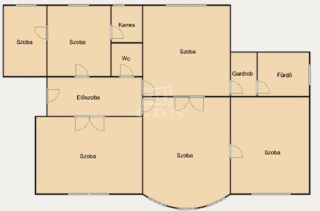 Eladó téglalakás, Pétfürdőn 64.9 M Ft, 4+1 szobás