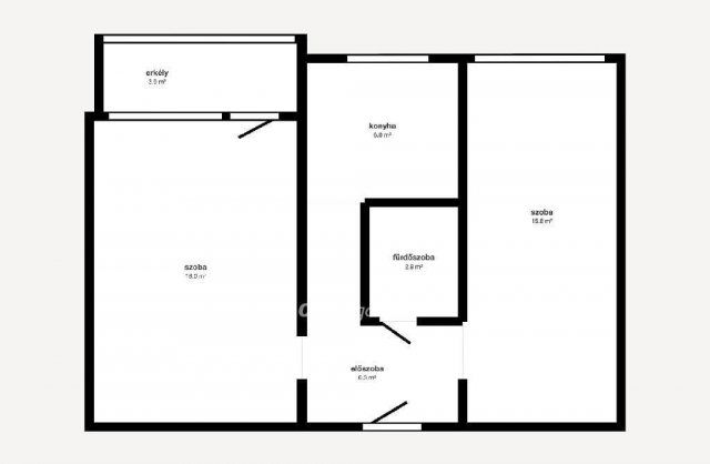 Eladó panellakás, Nyíregyházán 38 M Ft, 2 szobás