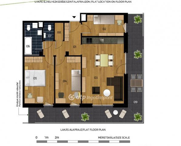 Eladó téglalakás, Vácon 109.9 M Ft, 3+1 szobás