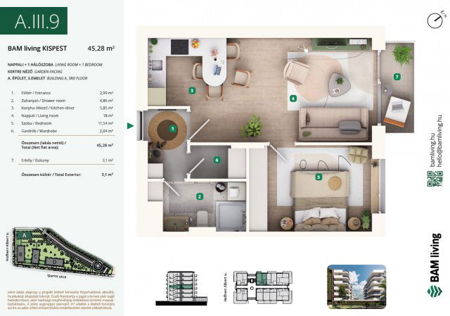 Eladó téglalakás, Budapesten, XIX. kerületben, Iparos utcában