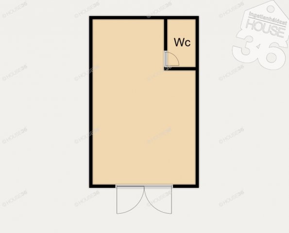 Eladó üzlethelyiség, Kecskeméten 18.9 M Ft, 1 szobás