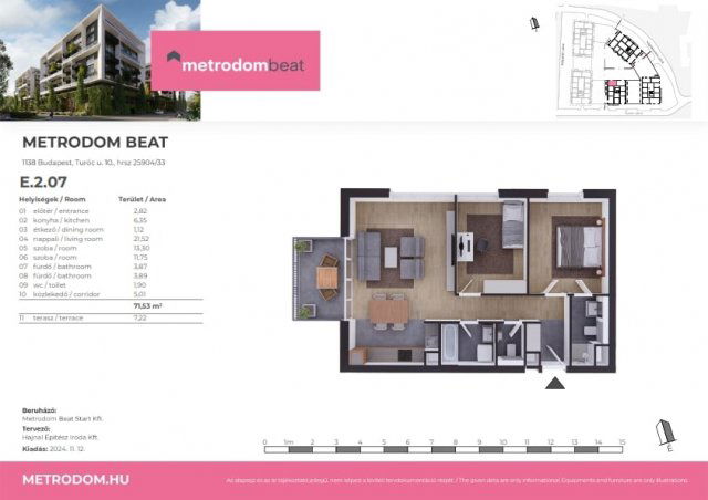 Eladó téglalakás, Budapesten, XIII. kerületben, Turóc utcában