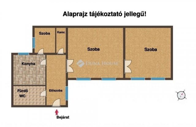 Eladó téglalakás, Budapesten, VI. kerületben 79 M Ft, 3 szobás