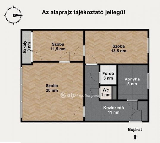 Eladó panellakás, Budapesten, VIII. kerületben 84.9 M Ft