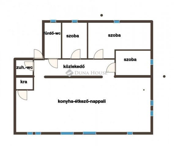 Kiadó téglalakás, albérlet, Tatán 479 E Ft / hó, 4 szobás