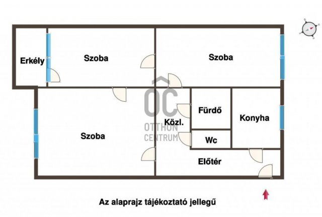 Eladó panellakás, Budapesten, XIII. kerületben 90 M Ft, 3 szobás
