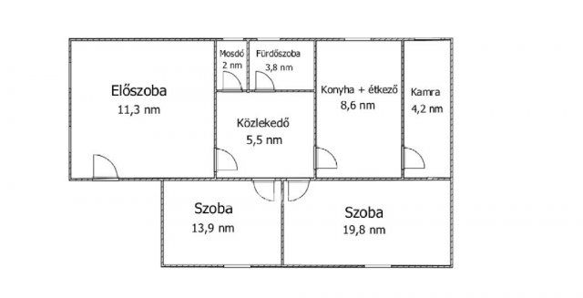 Eladó ikerház, Devecseren 19.9 M Ft, 2 szobás