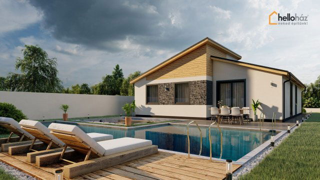 Eladó ikerház, Helvécián, Sport utcában 67 M Ft, 3+1 szobás