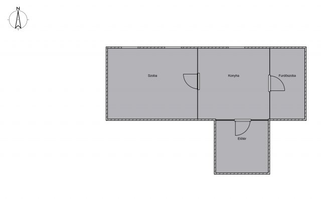 Eladó családi ház, Sajószentpéteren 21.9 M Ft, 1 szobás