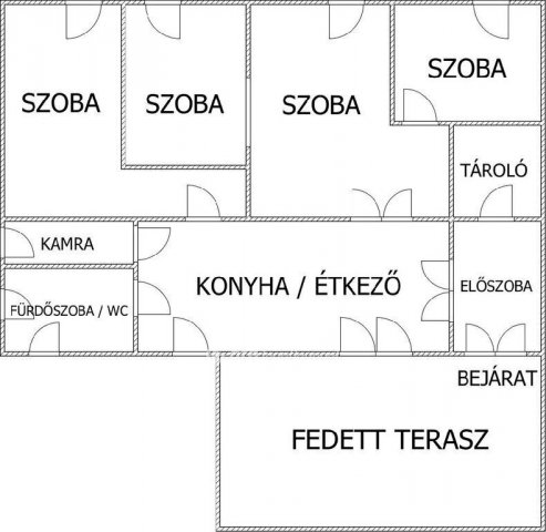 Eladó családi ház, Egerben 65 M Ft, 1+3 szobás