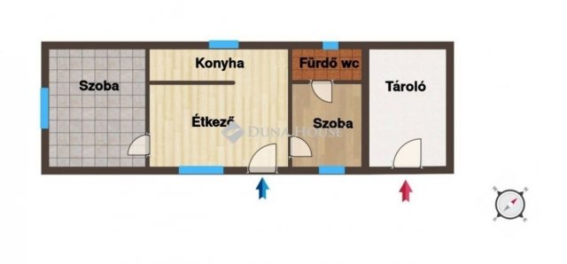 Eladó családi ház, Tótvázsonyban 54 M Ft, 2 szobás