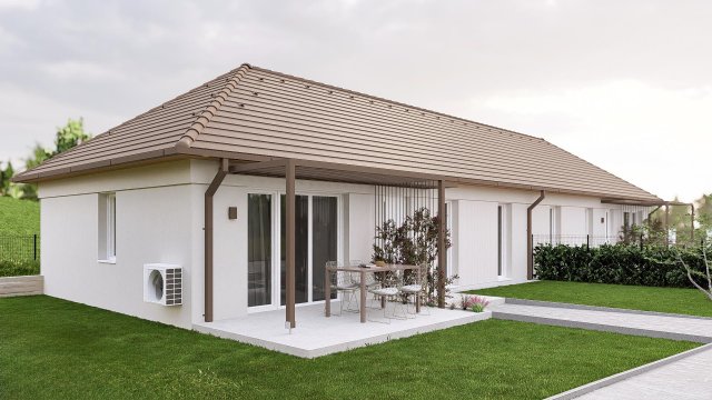 Eladó ikerház, Mendén, Bajcsy-Zsilinszky utcában 83.3 M Ft