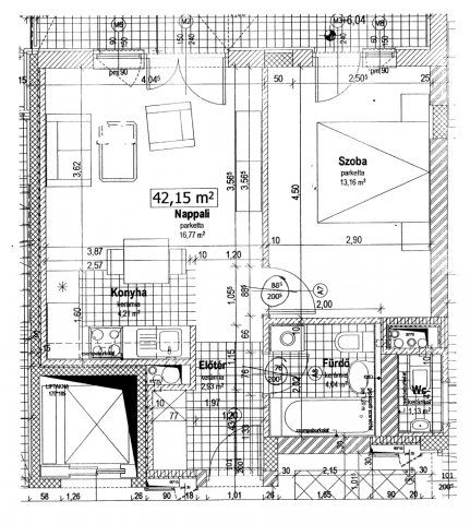 Eladó téglalakás, Budapesten, XI. kerületben 84.9 M Ft, 2 szobás
