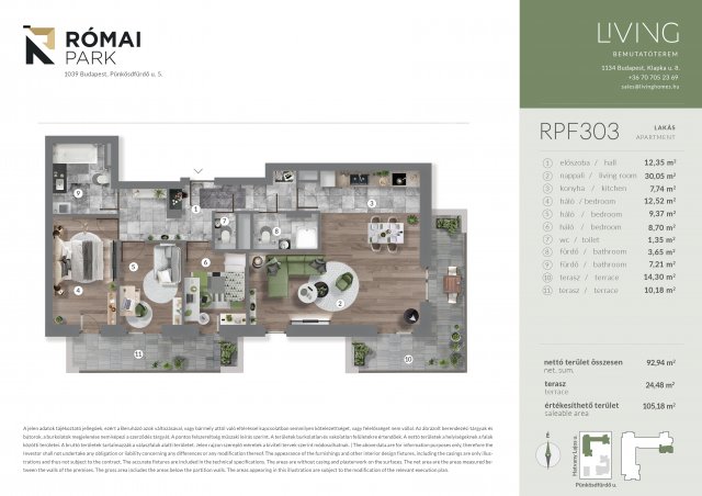 Eladó téglalakás, III. kerületben, Pünkösdfürdő utcában