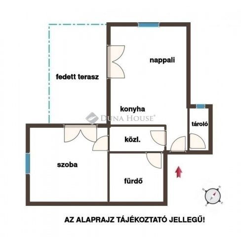 Eladó téglalakás, Dunaharasztin 70.905 M Ft, 2 szobás