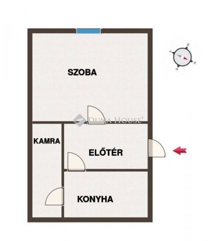 Eladó családi ház, Kissomlyón 6.9 M Ft, 1 szobás