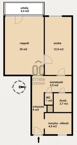 Eladó panellakás, Budapesten, VIII. kerületben 62.9 M Ft