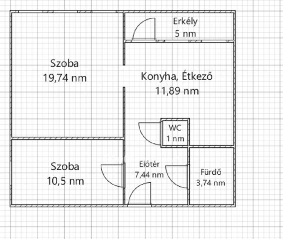 Eladó téglalakás, Ajkán 44.5 M Ft, 1+1 szobás